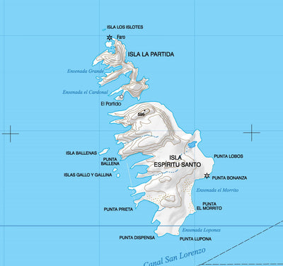 G1210-11 Baja, Mexico 1:250,000 Topographic Map Preview 2