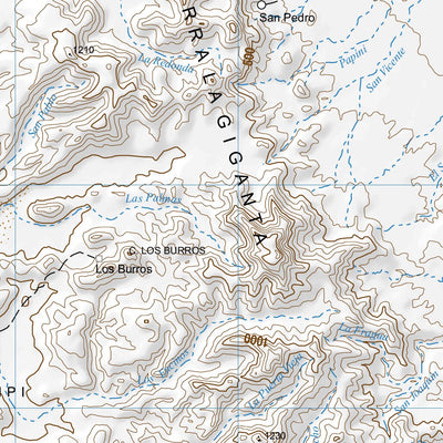 G1205 Baja, Mexico 1:250,000 Topographic Map Preview 3