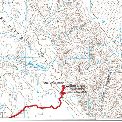 H1103 Baja, Mexico 1:250,000 Topographic Map Preview 3