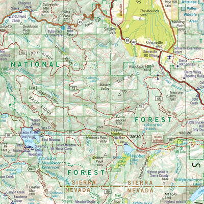 California NORTH Atlas Landscape Maps Preview 2
