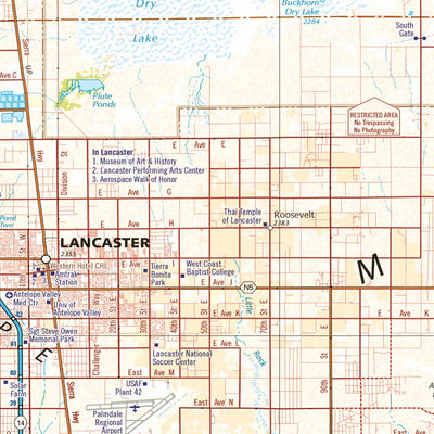 California SOUTH Atlas Landscape Maps Preview 2