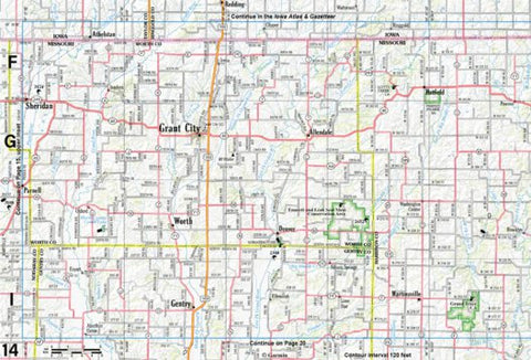 Missouri Atlas & Gazetteer Page 14 Inset Preview 1