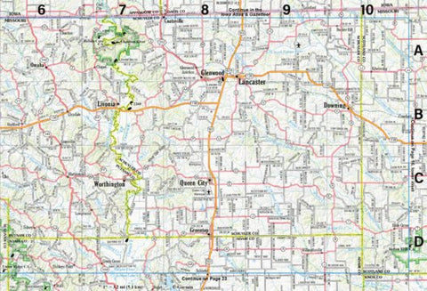 Missouri Atlas & Gazetteer Page 17 Preview 1