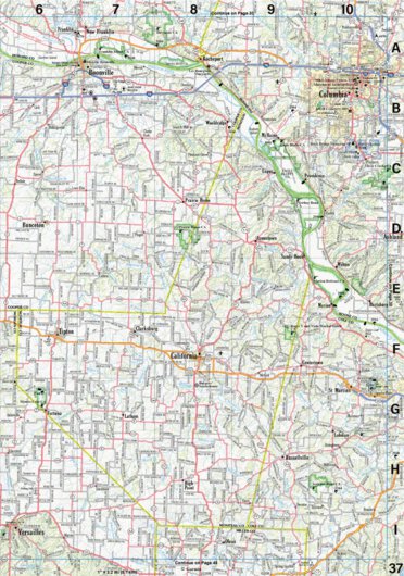 Missouri Atlas & Gazetteer Page 37 Preview 1