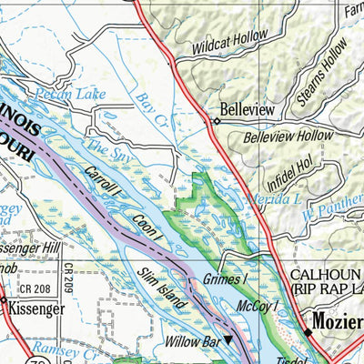 Missouri Atlas & Gazetteer Page 33 Preview 2