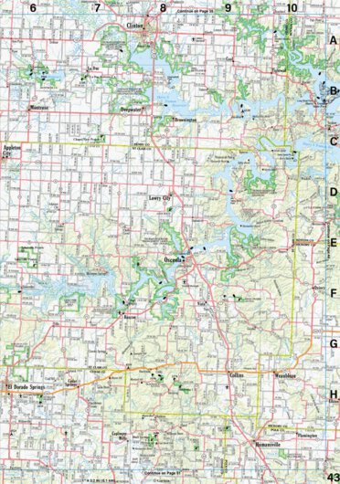 Missouri Atlas & Gazetteer Page 43 Preview 1