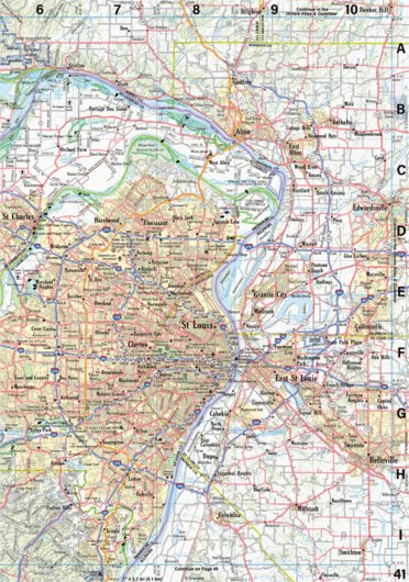 Missouri Atlas & Gazetteer Page 41 Preview 1