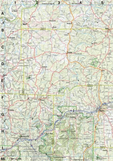 Missouri Atlas & Gazetteer Page 46 Preview 1