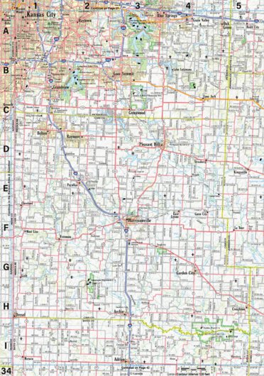 Missouri Atlas & Gazetteer Page 34 Preview 1