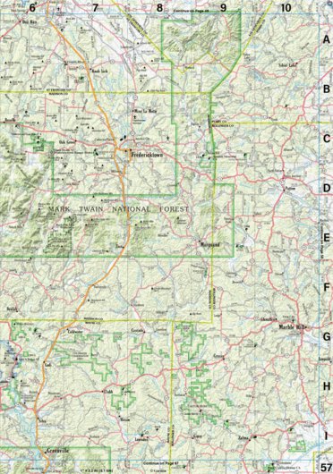 Missouri Atlas & Gazetteer Page 57 Preview 1