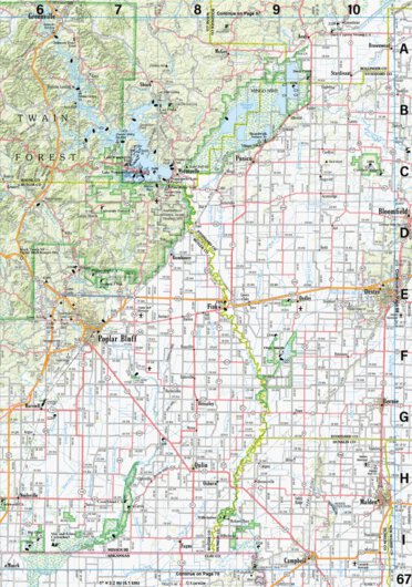 Missouri Atlas & Gazetteer Page 67 Preview 1