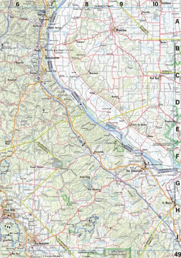 Missouri Atlas & Gazetteer Page 49 Preview 1