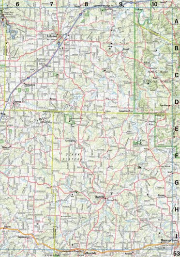 Missouri Atlas & Gazetteer Page 53 Preview 1