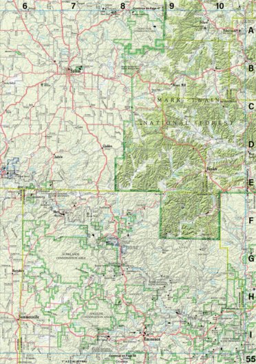 Missouri Atlas & Gazetteer Page 55 Preview 1