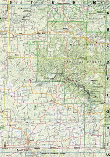 Missouri Atlas & Gazetteer Page 65 Preview 1