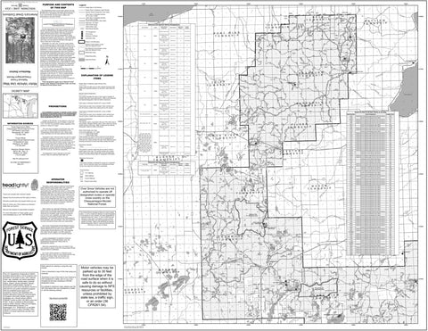 Chequamegon-Nicolet MVUM Washburn RD Preview 1