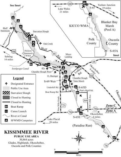 Kissimmee River Public Use Area Brochure Map Preview 1