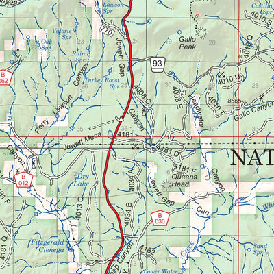 Gila National Forest Visitor Map (North Half) Preview 3