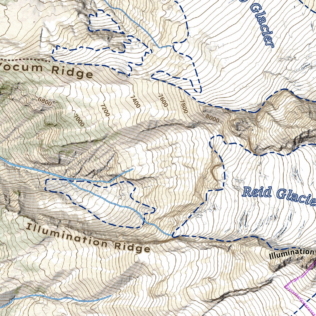 Timberline Trail Mt. Hood - Trail Running Map by Elevation Changes ...