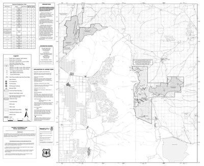 San Isabel NF - San Carlos Ranger District (South Half) - MVUM Preview 1
