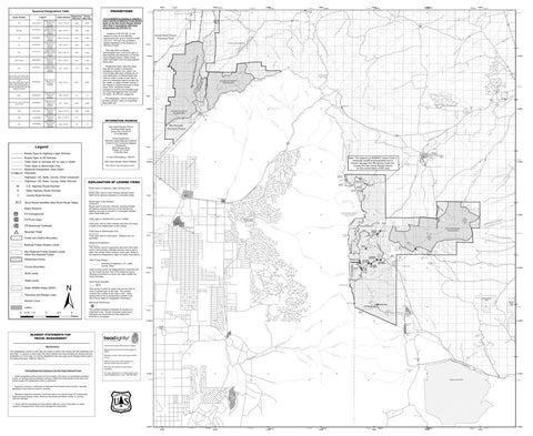 San Isabel NF - San Carlos Ranger District (South Half) - MVUM Preview 1
