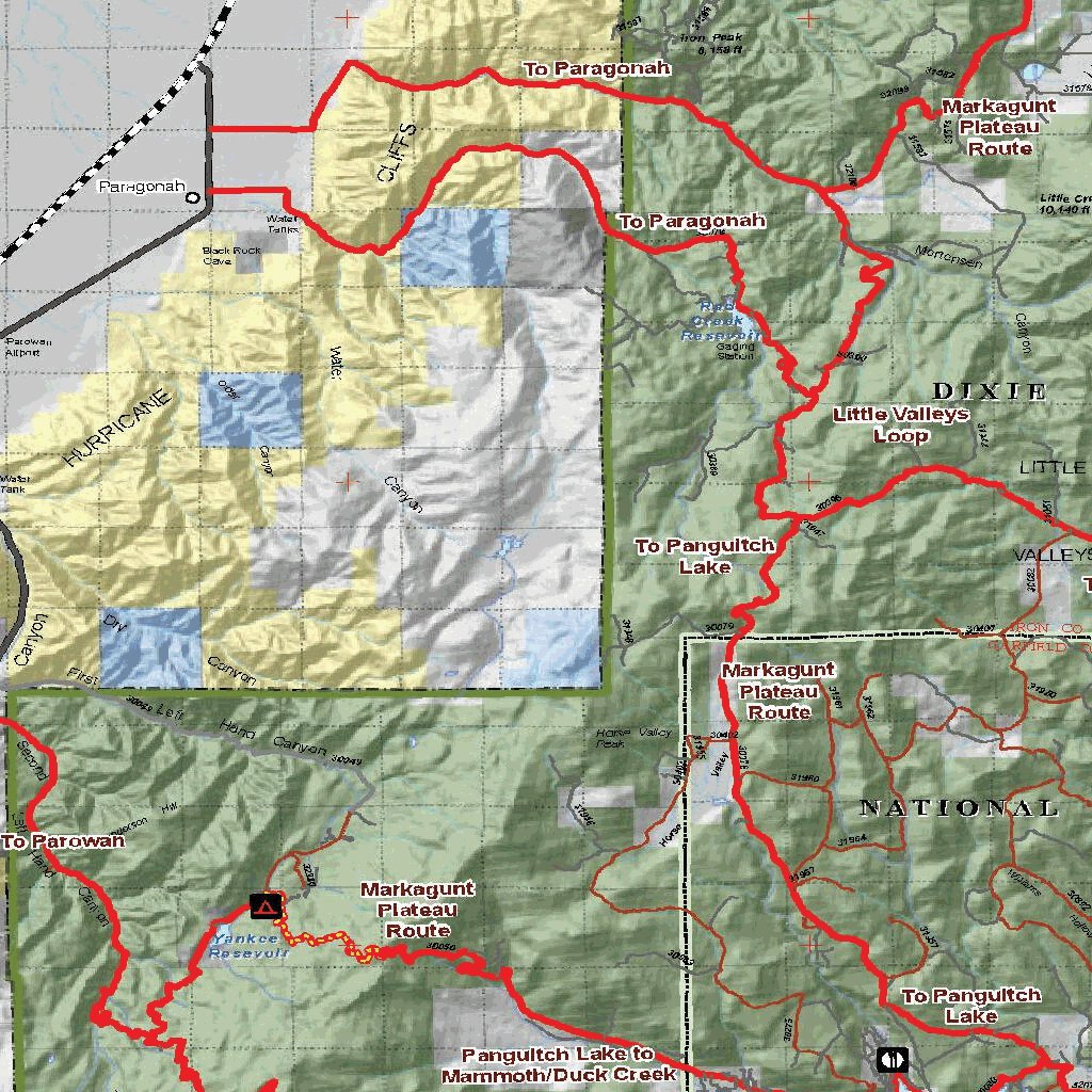 Garfield CO Utah OHV Trails Region 1 of 4 Map by Trusted Trail Maps Inc ...