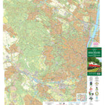 Budai-hegység, Iharos, Kamaraerdő, Tétényi-fennsík turista-biciklis térkép Preview 1