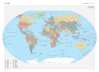 The Times Map of the World (Countries) Preview 1