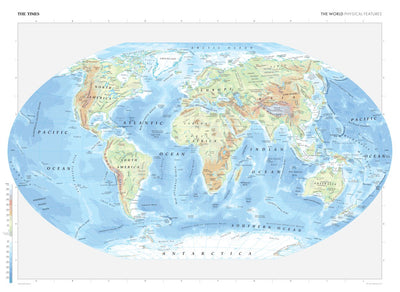 The Times Map of the World (Physical Features) Preview 1