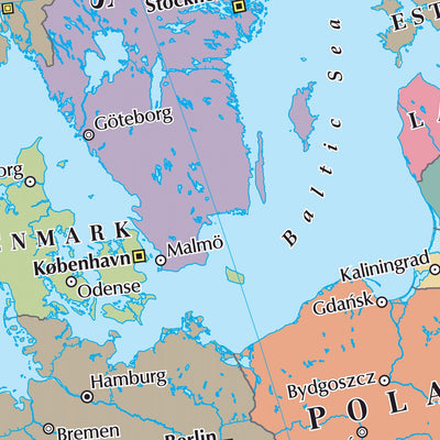 The Times Map of Europe (Political Features) Preview 2