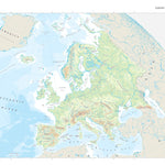 The Times Map of Europe (Physical Features) Preview 1