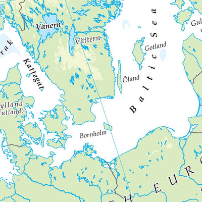 The Times Map of Europe (Physical Features) Preview 2