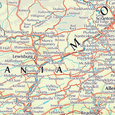 The Times Map of the United States (Northeast) Preview 2