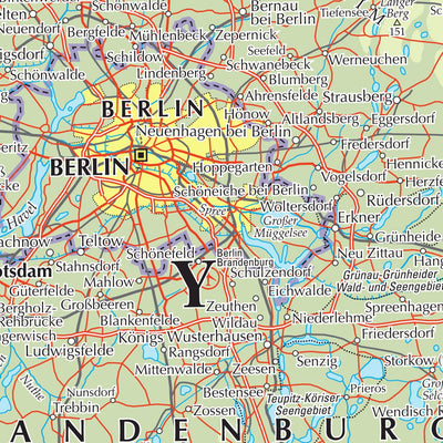 The Times Map of Germany (Northeast) Preview 3