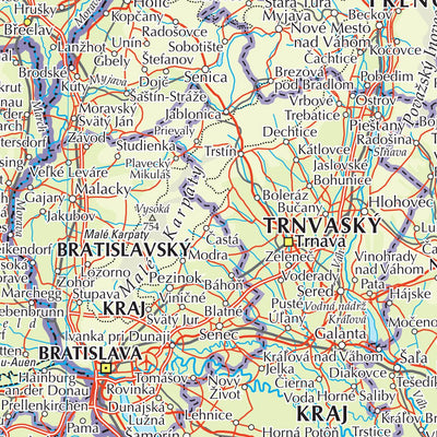 The Times Map of Czech Republic, Slovakia and Hungary Preview 2