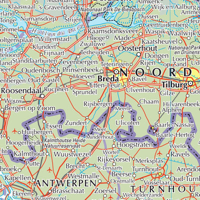 The Times Map of Netherlands, Belgium and Luxembourg Preview 2