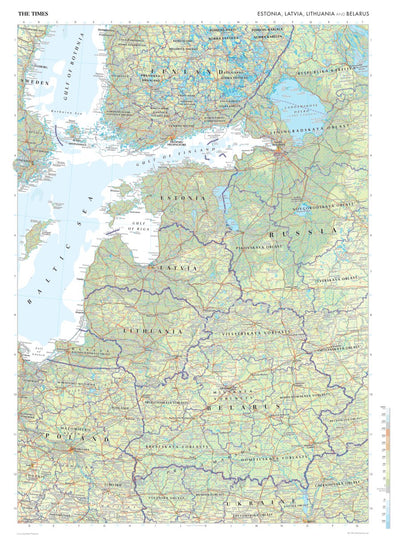 The Times Map of the Baltic States Preview 1