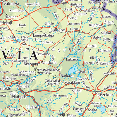 The Times Map of the Baltic States Preview 2