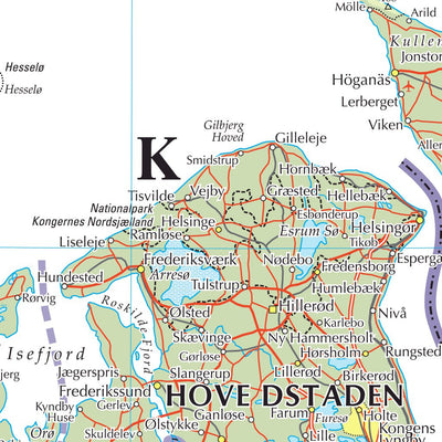The Times Map of Denmark and Sweden (South) Preview 2