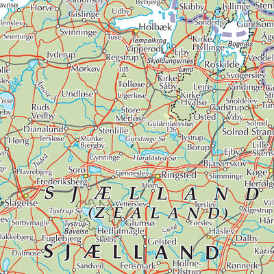 The Times Map of Denmark and Sweden (South) Preview 3