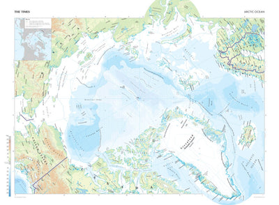 The Times Map of Arctic Ocean Preview 1