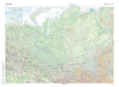 The Times Map of Russia (Central) Preview 1