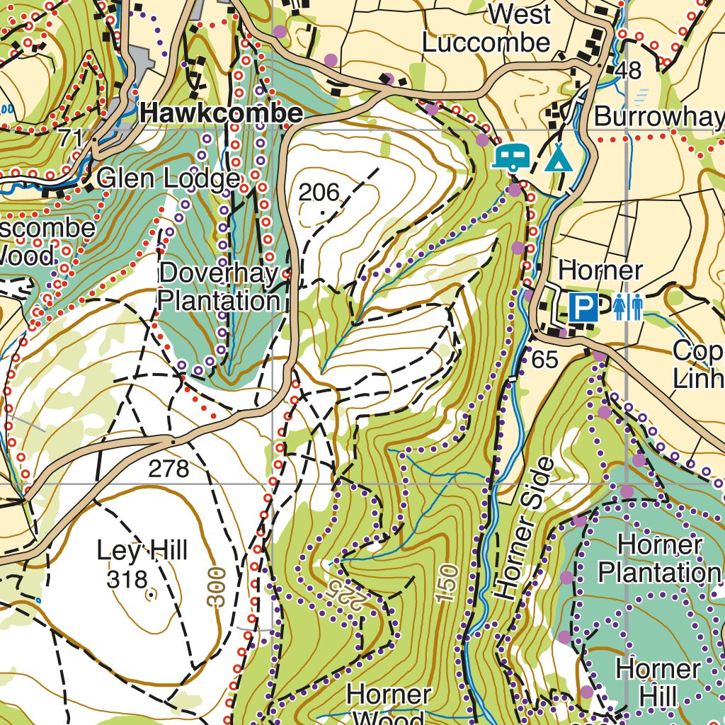 Exmoor Map by HARVEY Maps | Avenza Maps