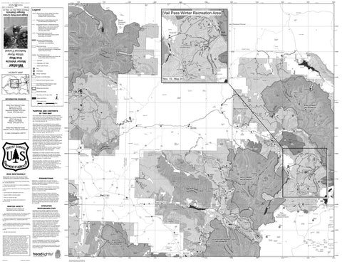 White River NF - Eagle & Holy Cross Ranger Districts - Winter MVUM Preview 1