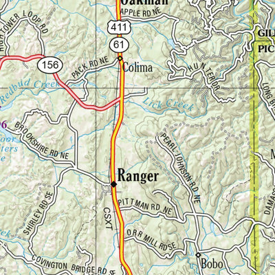 Georgia Atlas & Gazetteer - Page 13 Preview 3