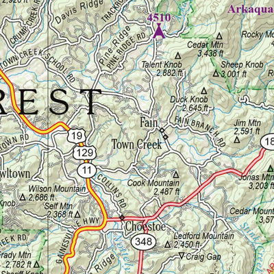 Georgia Atlas & Gazetteer - Page 15 Preview 3