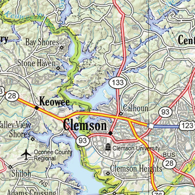 Georgia Atlas & Gazetteer - Page 17 Preview 2