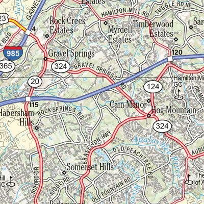 Georgia Atlas & Gazetteer - Page 21 Preview 3