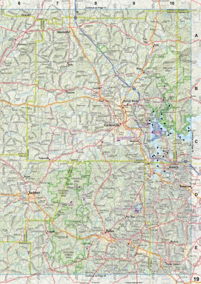 Georgia Atlas & Gazetteer - Page 19 Preview 1