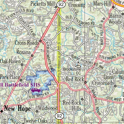 Georgia Atlas & Gazetteer - Page 19 Preview 3